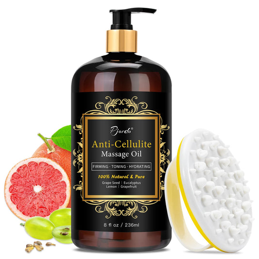 Packaging for Pjordo anti cellulite oil kit