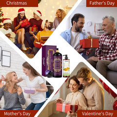 Gift-ready packaging for Pjordo massage oil set
