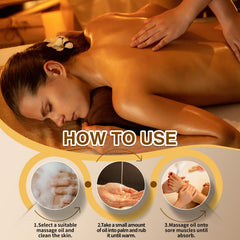 Relaxing massage oil for massage therapy
