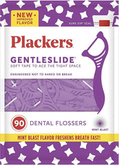 Two packs of 90 flossers each for tight teeth
