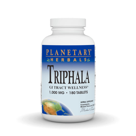 Planetary Herbals Triphala Internal Cleanser bottle with label