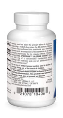 Close-up of valerian root and valerenic acid illustration
