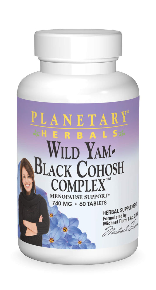 Planetary Herbals Wild Yam-Black Cohosh Complex bottle and label