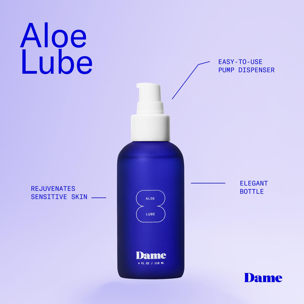 Plant-based ingredients list for Aloe Lube