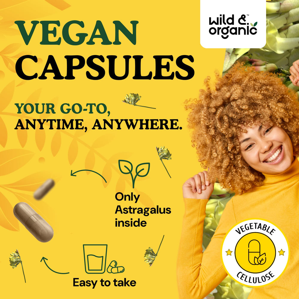Plant-based vegetable cellulose coating on astragalus capsules
