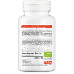 Bottle of plant-based Vitamin C 1000mg with natural ingredients
