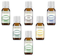 Plant Guru Eucalyptus bottle for invigorating, uplifting room aromatics.