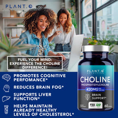 Close-up of 430mg phosphatidylcholine softgels