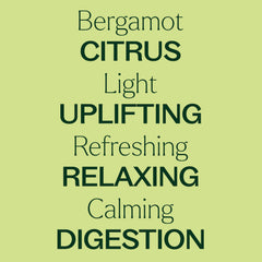Aromatherapy diffuser releasing Bergamot scent