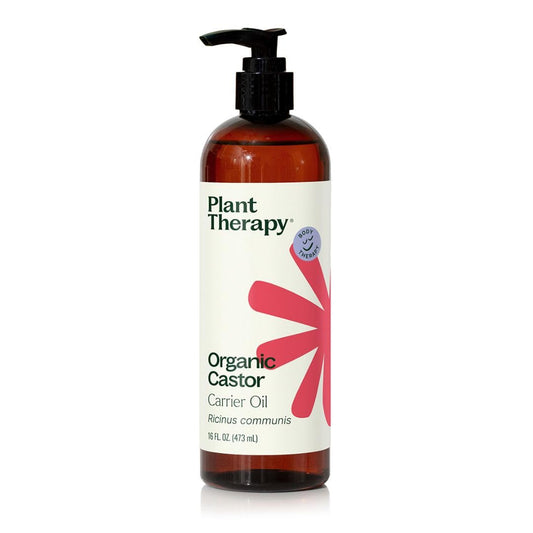 Plant Therapy Organic Castor Oil 16 oz bottle