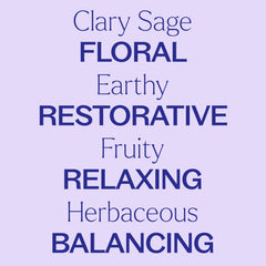 Topical application of Clary Sage oil diluted for skin
