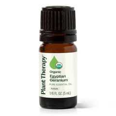 5 mL bottle of Plant Therapy Organic Egyptian Geranium essential oil