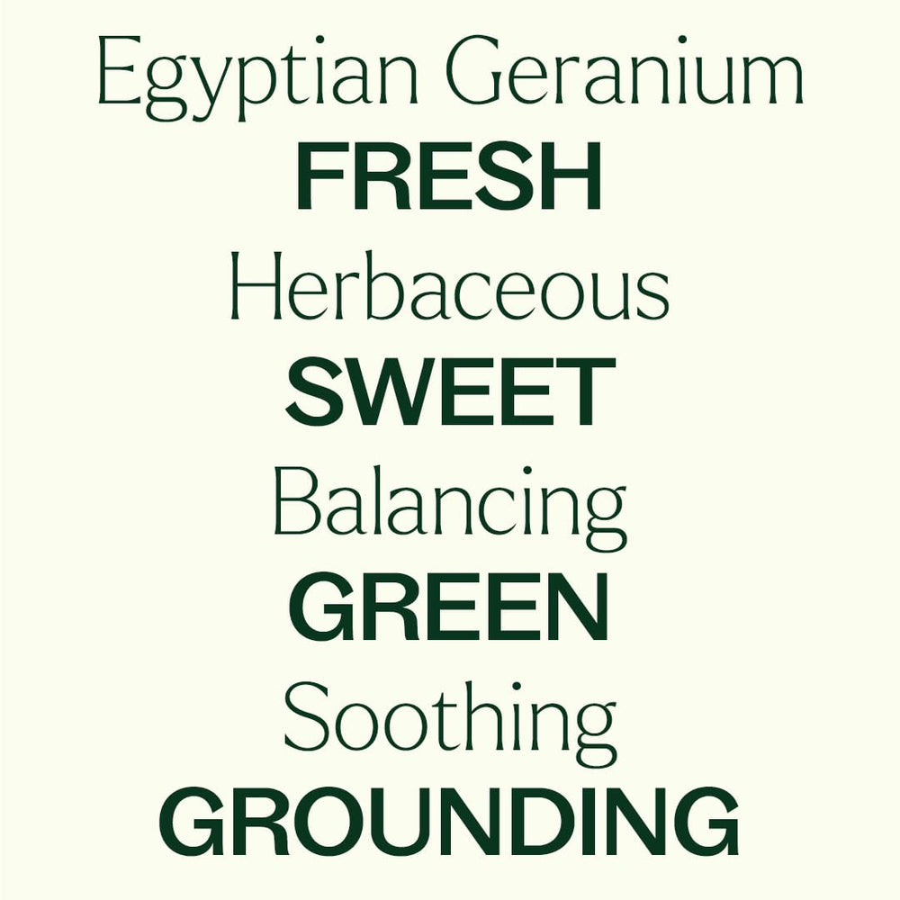 Undiluted, therapeutic-grade Organic Egyptian Geranium essential oil