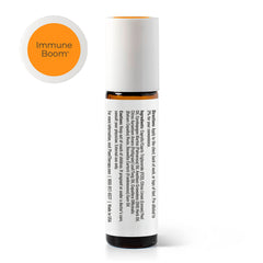 Close-up of Immune Boom bottle label showing 10 mL
