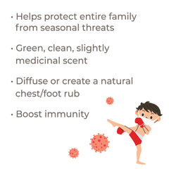Close-up of Plant Therapy KidSafe Destroyer 10 mL bottle