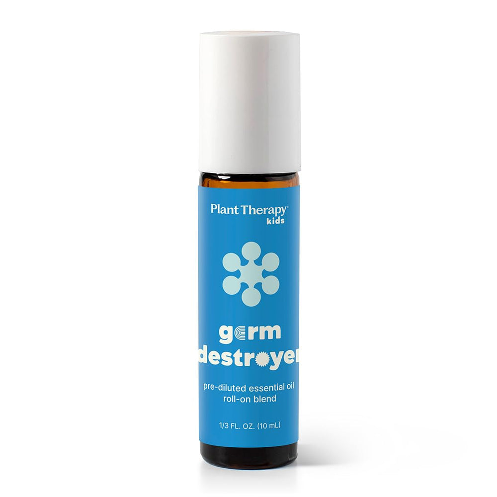 Pre-diluted Germ Destroyer roll-on bottle ready for use