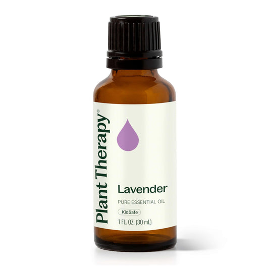 Bottle of Plant Therapy Lavender Essential Oil 30 mL (1 oz)