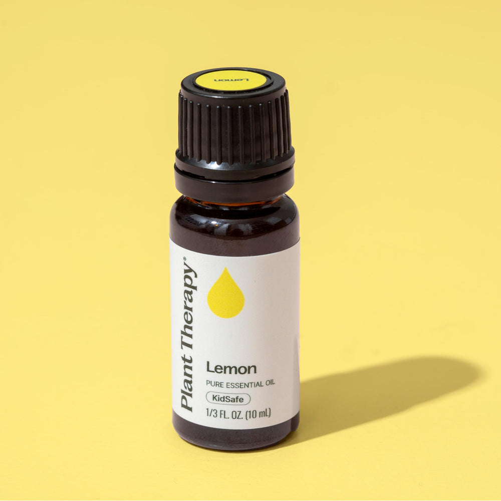 Lemon essential oil diluted for topical application