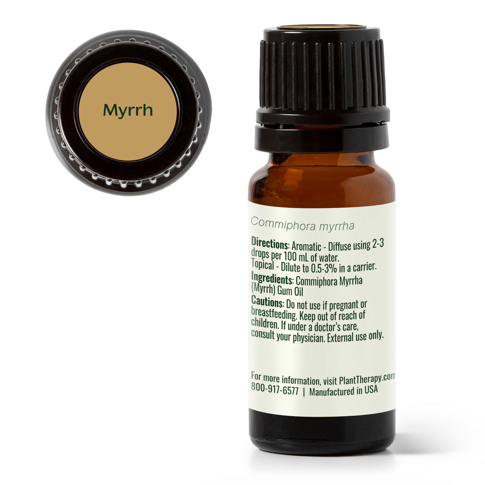 Gift-ready packaging for Plant Therapy Myrrh essential oil