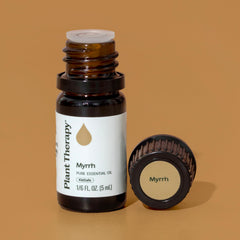 Myrrh oil for skin care and soothing properties