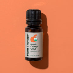 Batch-specific GC-MS report for Organic Orange Clove essential oil blend