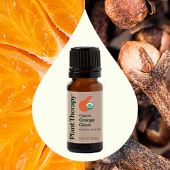 Orange Clove essential oil blend bottle 10 mL