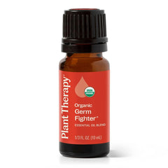 Plant Therapy Organic Fighter Essential Oil Blend 10 mL bottle front view