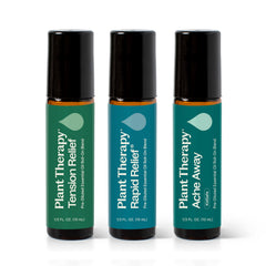Ache Away essential oil roll-on bottle