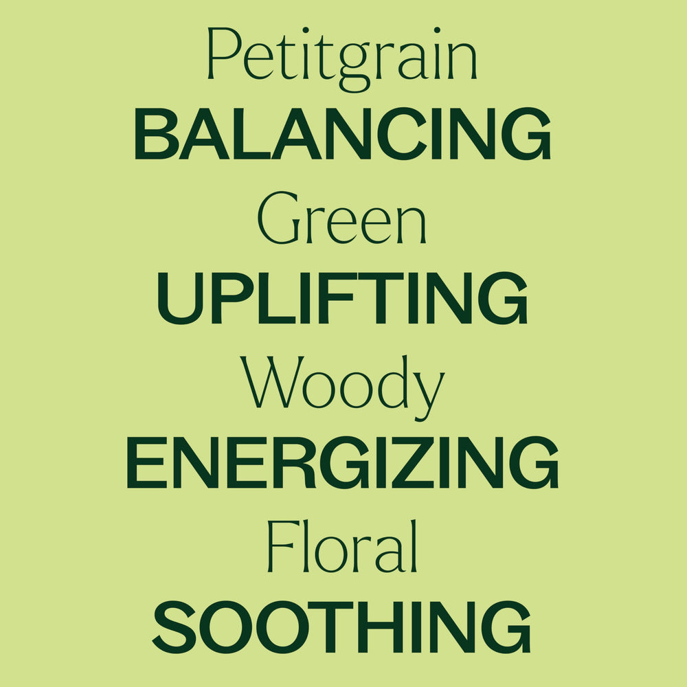 Dropper dispensing Petitgrain essential oil