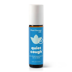 Back view of Plant Therapy Quiet Cough KidSafe Roll-On 10 mL bottle