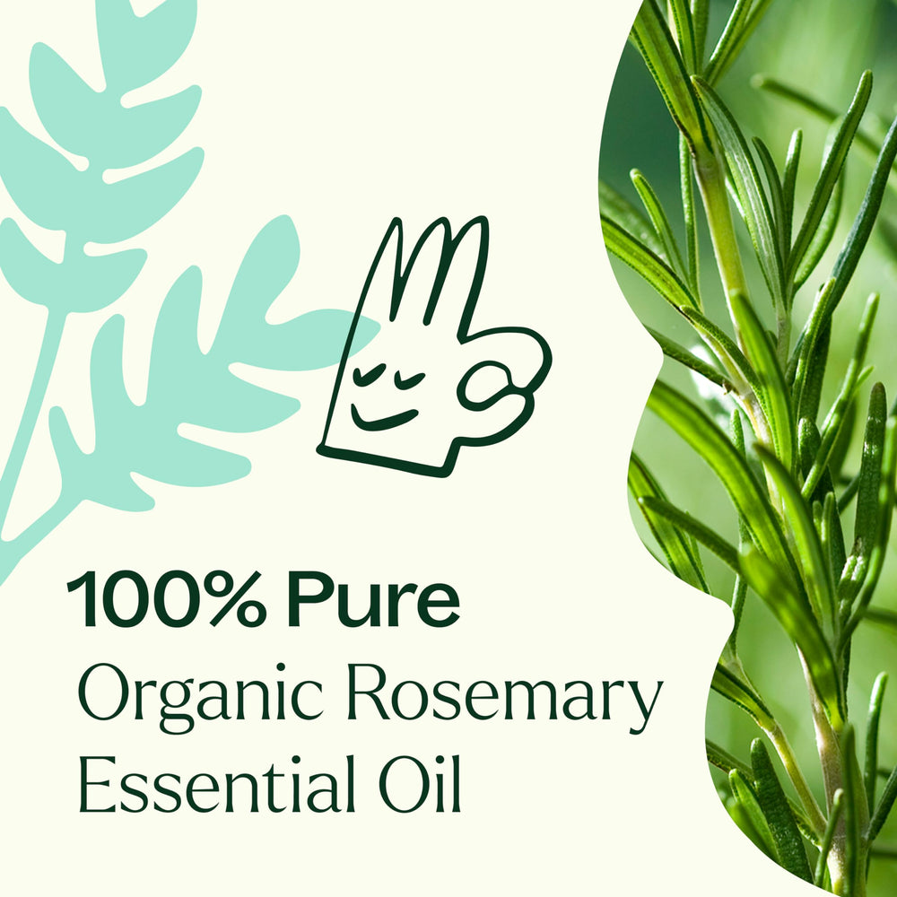 DIY hair care blend featuring rosemary essential oil