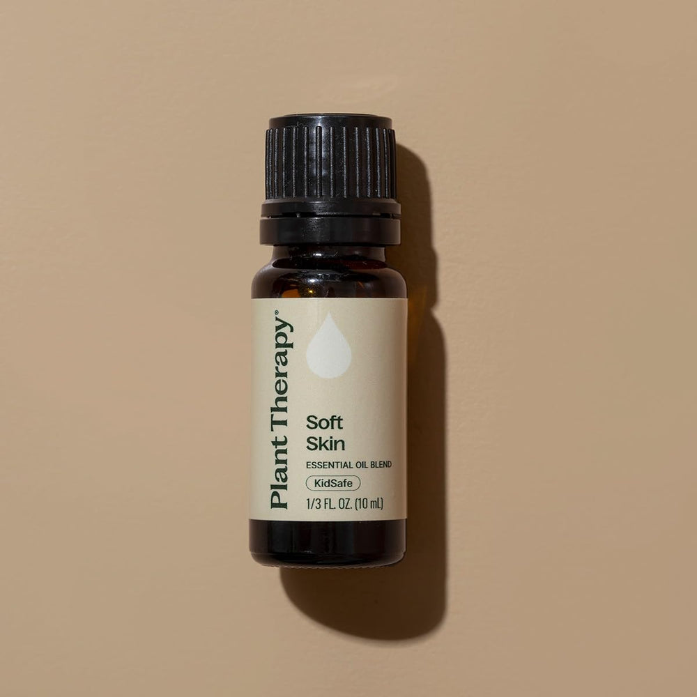 Plant Therapy Soft Skin Turmeric image hints at vibrant, antioxidant-rich skin care.