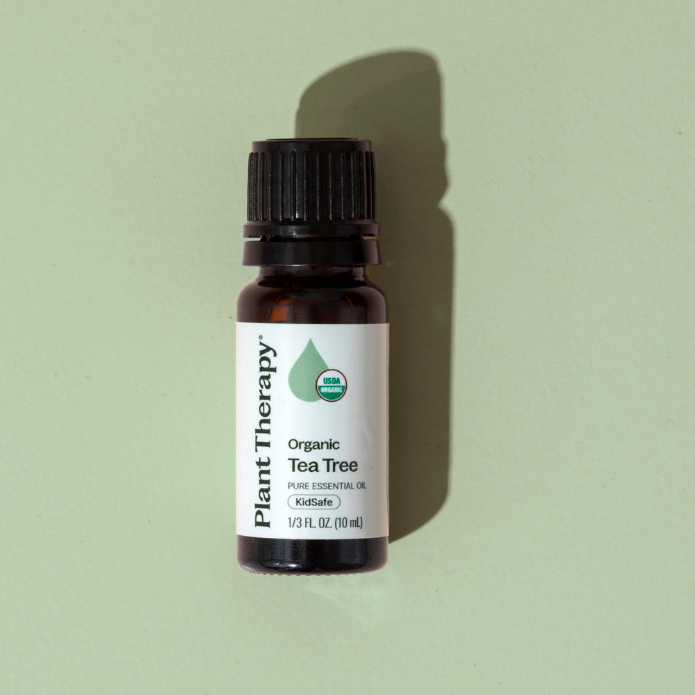 DIY skin soothing blend using Tea Tree Oil and Lavender