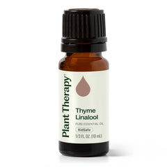 Plant Therapy Thyme Linalool essential oil bottle 10 mL front view