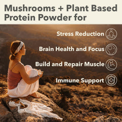 Brain focus imagery with lion's mane and cordyceps