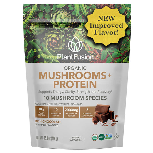Hero image of PlantFusion Mushroom Protein Powder Chocolate 1lb