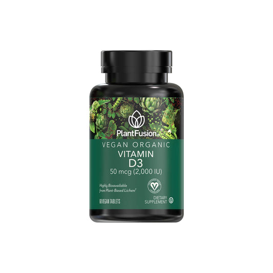 PlantFusion Vegan Vitamin D3 2000IU bottle label
