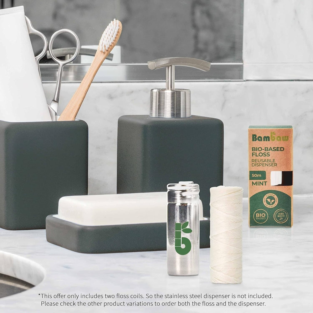 Plastic-free packaging for eco-friendly dental floss