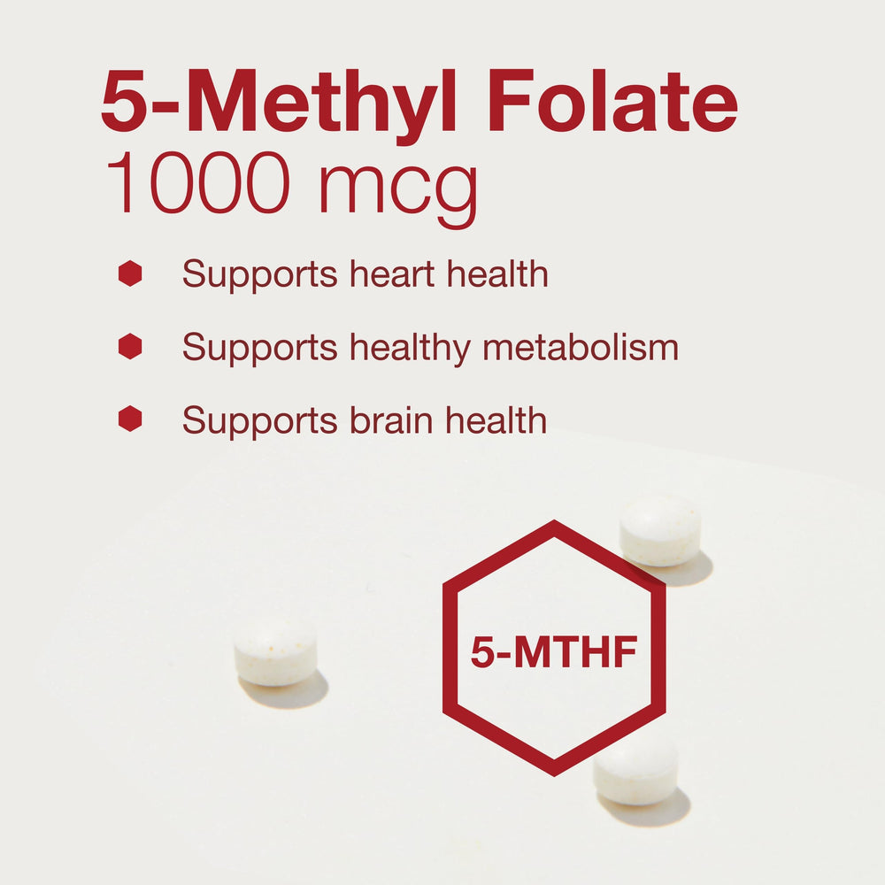 Packaging and box for Protocol For Life Balance 5-Methylfolate 1000mcg