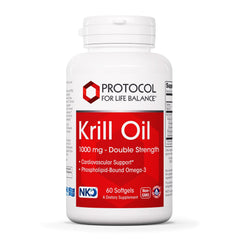Protocol for Life Balance Krill Oil 1000mg main product image with 60 softgels