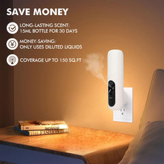 Side view of the compact cylindrical diffuser