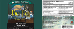 Product packaging and label for Plum Flower Bu Fei Teapills (Tonify Lung Qi)
