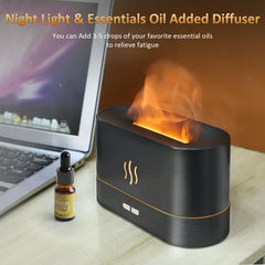PLUWEL flame diffuser white finish complements modern decor.