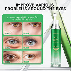 PNUROWQ eye cream with retinol and hyaluronic acid nourishes delicate skin.