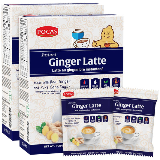 Pocas Ginger Latte 2-Pack package front