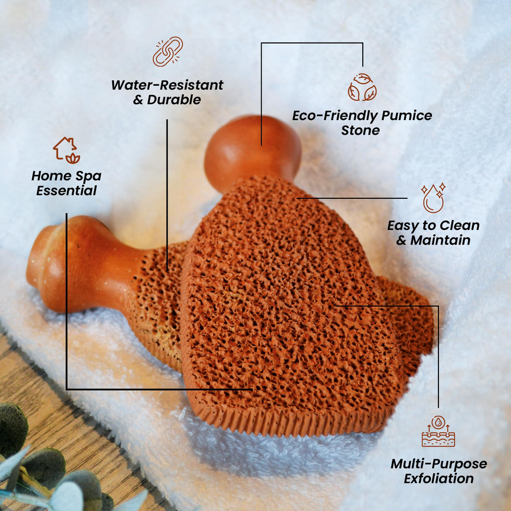 POHS pumice stone for elbows and knees use, self-care