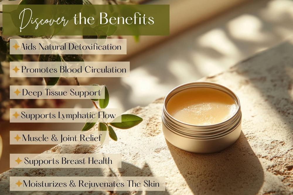 Packaging and care insert for Poke Root & Castor Oil Salve