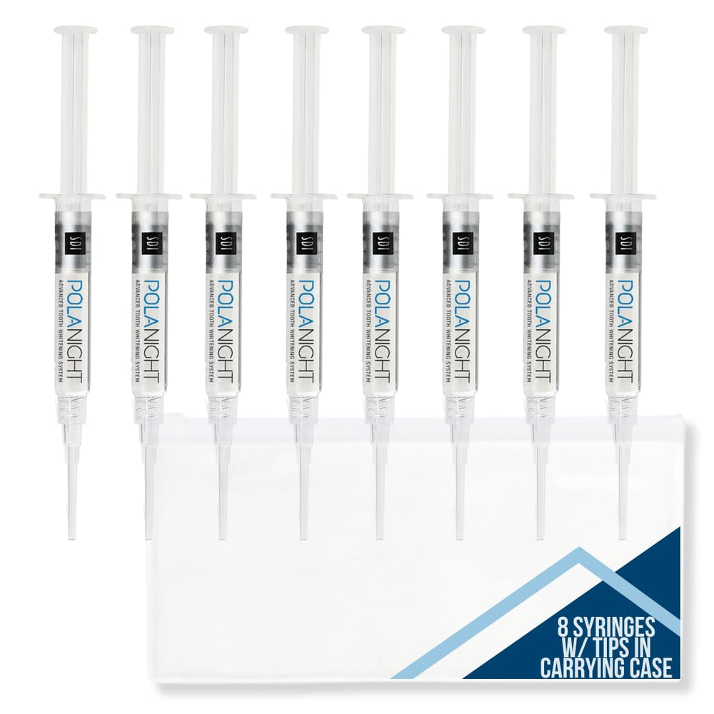 Instructions included with Polanight 16% whitening gel