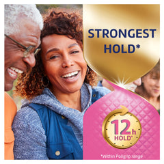 12-hour hold for partial or full dentures