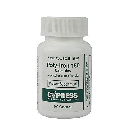 Poly-Iron 150 capsules bottle